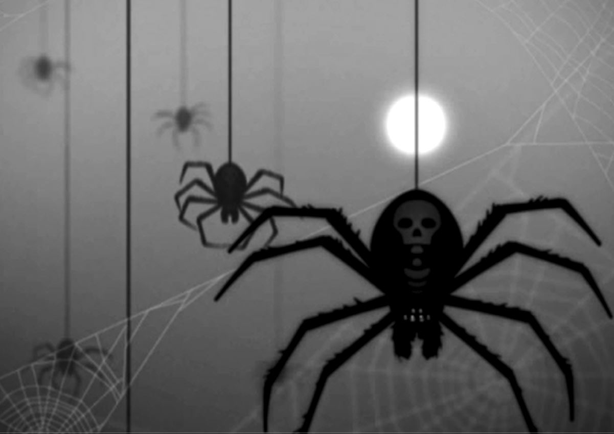 Spiders Halloween Digital Video Decorations Total Home FX 